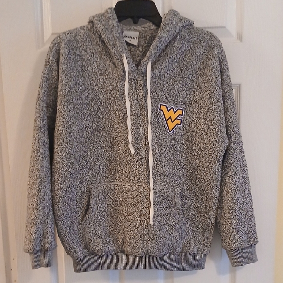 Spirit Other - Gray Spirit Jersey WVU Logo Hoodie - Youth M